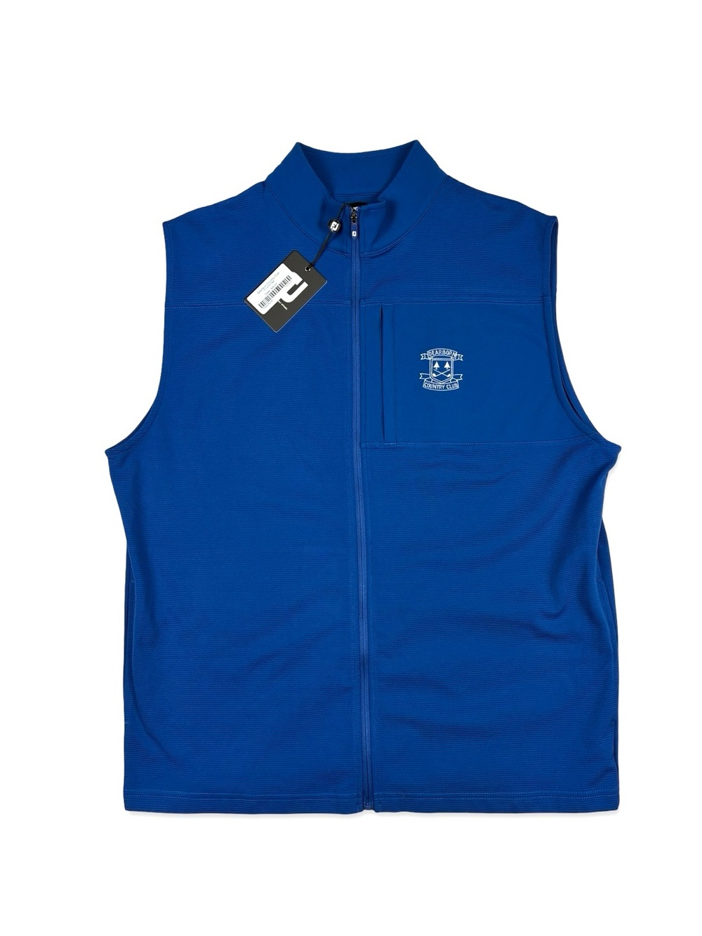 FootJoy Blue Dearborn Country Club Knit Golf Vest